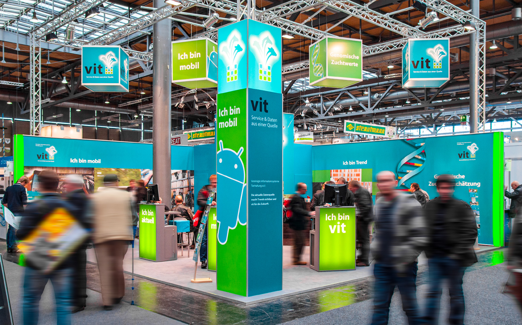 vit-Messtand auf der EuroTier Hannover